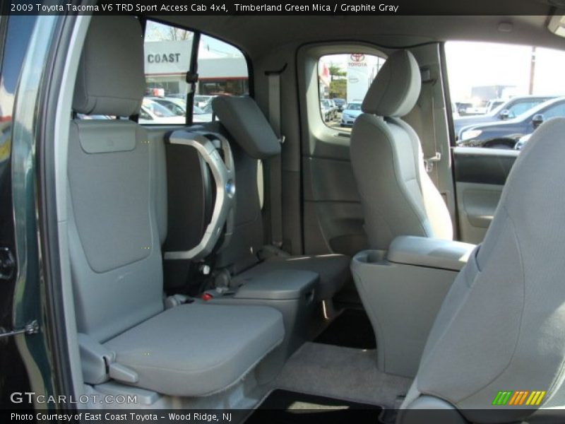 Timberland Green Mica / Graphite Gray 2009 Toyota Tacoma V6 TRD Sport Access Cab 4x4
