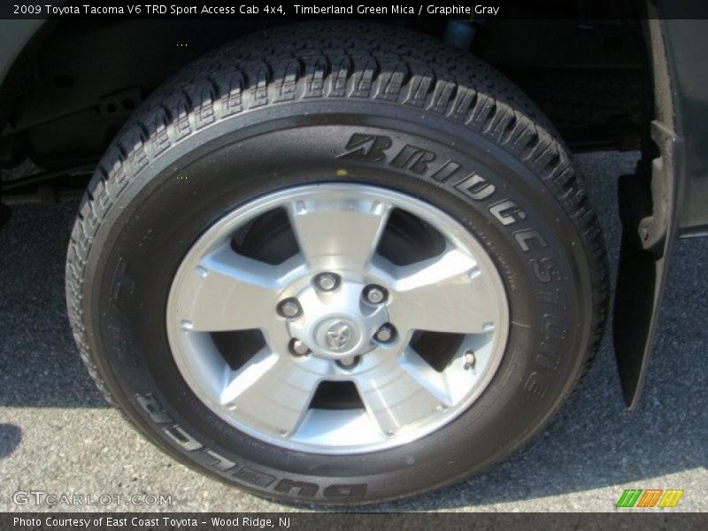 Timberland Green Mica / Graphite Gray 2009 Toyota Tacoma V6 TRD Sport Access Cab 4x4