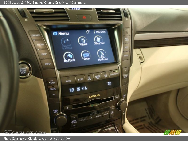 Smokey Granite Gray Mica / Cashmere 2008 Lexus LS 460