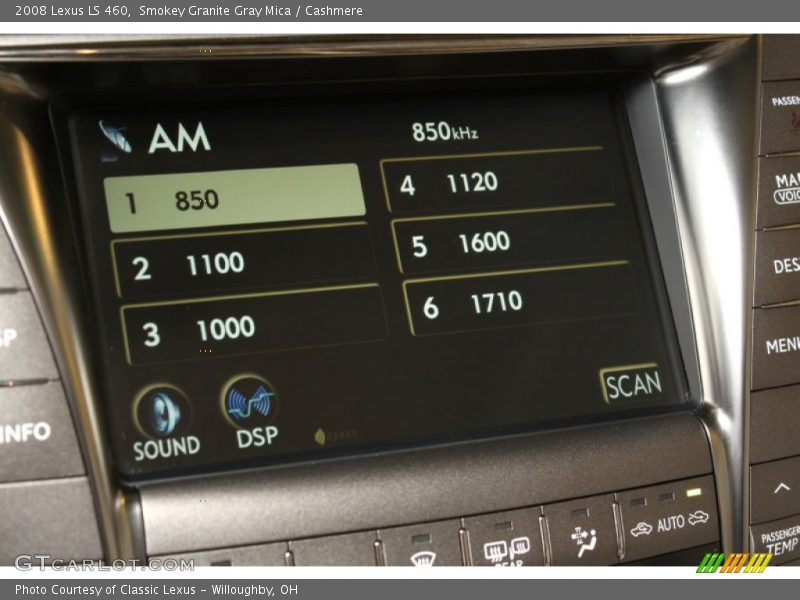 Smokey Granite Gray Mica / Cashmere 2008 Lexus LS 460