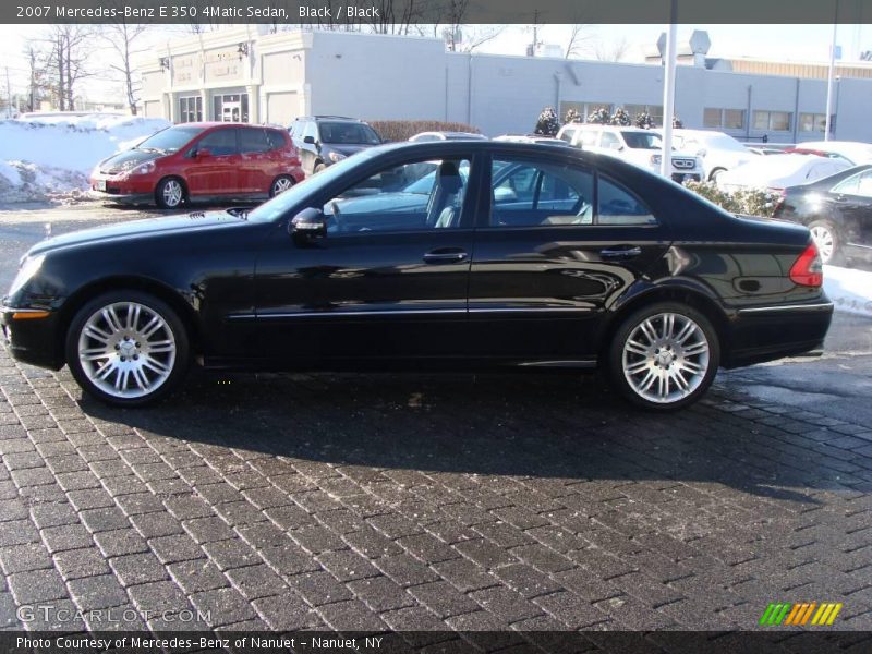 Black / Black 2007 Mercedes-Benz E 350 4Matic Sedan