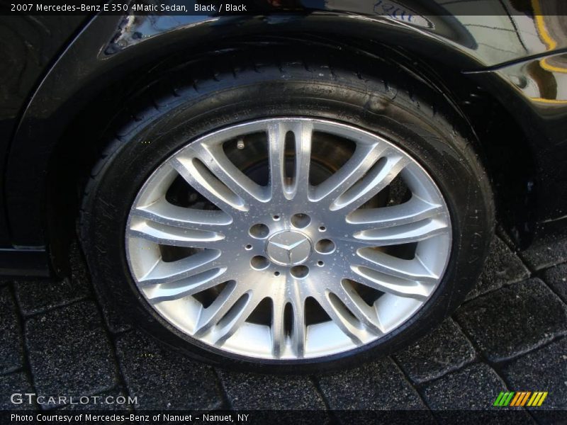 Black / Black 2007 Mercedes-Benz E 350 4Matic Sedan