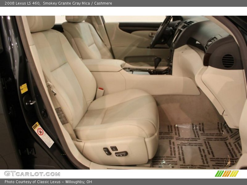 Smokey Granite Gray Mica / Cashmere 2008 Lexus LS 460