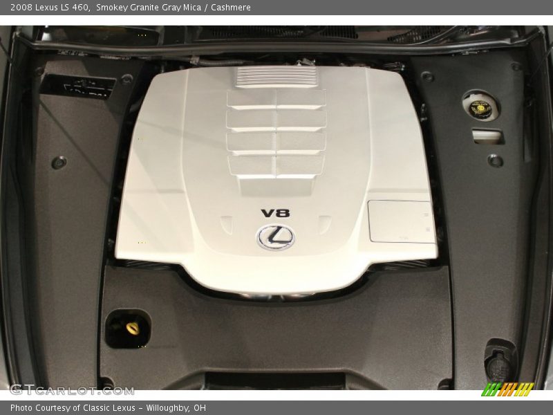 Smokey Granite Gray Mica / Cashmere 2008 Lexus LS 460