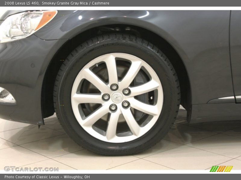 Smokey Granite Gray Mica / Cashmere 2008 Lexus LS 460