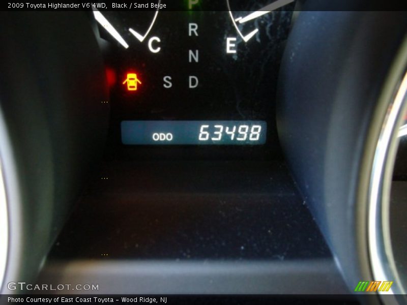 Black / Sand Beige 2009 Toyota Highlander V6 4WD
