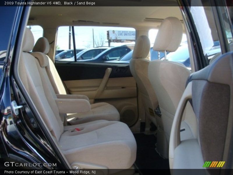 Black / Sand Beige 2009 Toyota Highlander V6 4WD