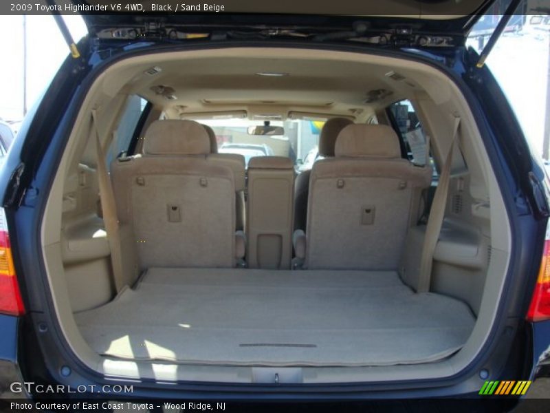 Black / Sand Beige 2009 Toyota Highlander V6 4WD