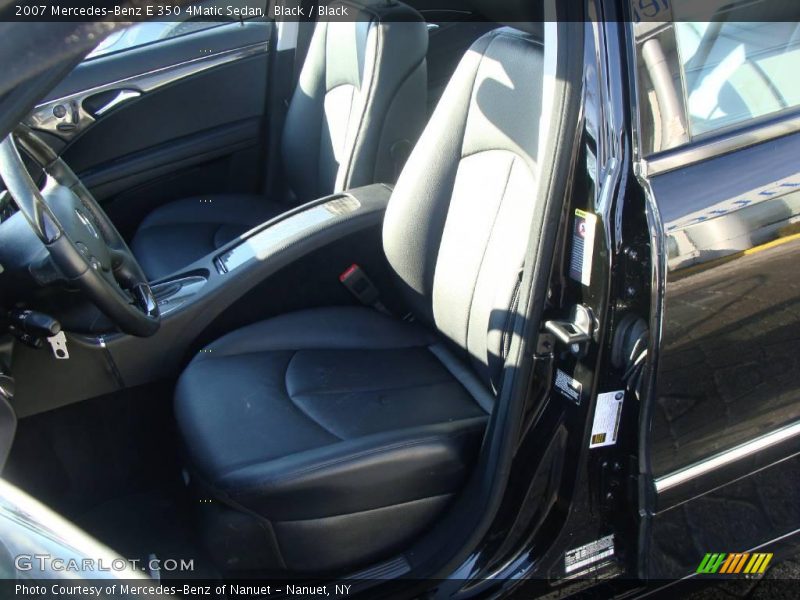 Black / Black 2007 Mercedes-Benz E 350 4Matic Sedan