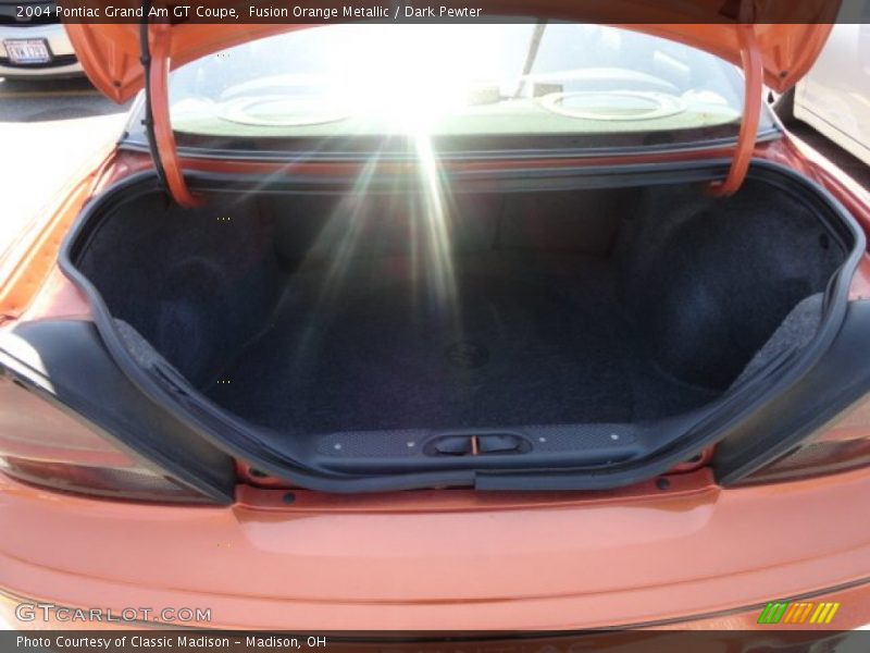 Fusion Orange Metallic / Dark Pewter 2004 Pontiac Grand Am GT Coupe