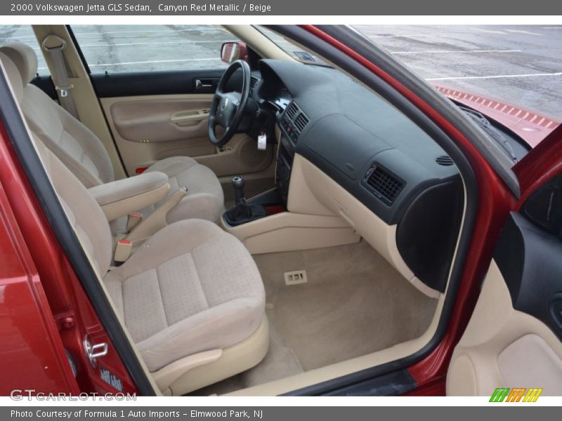 Canyon Red Metallic / Beige 2000 Volkswagen Jetta GLS Sedan