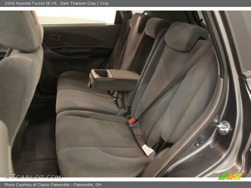 Dark Titanium Gray / Gray 2009 Hyundai Tucson SE V6