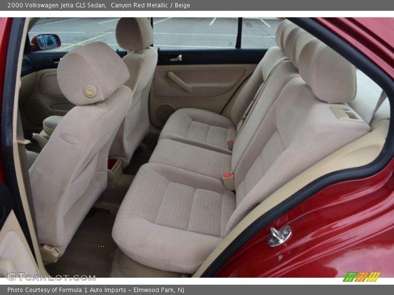 Canyon Red Metallic / Beige 2000 Volkswagen Jetta GLS Sedan