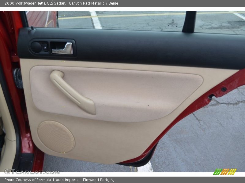 Canyon Red Metallic / Beige 2000 Volkswagen Jetta GLS Sedan