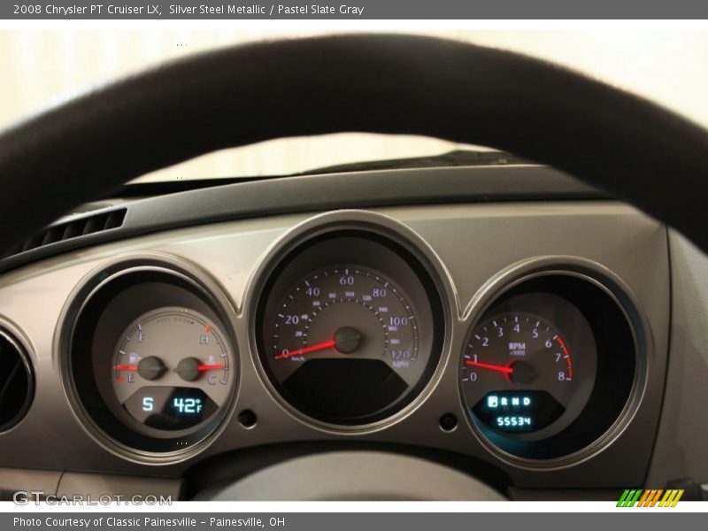 Silver Steel Metallic / Pastel Slate Gray 2008 Chrysler PT Cruiser LX