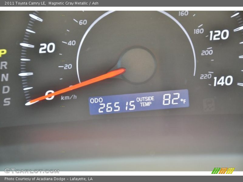 Magnetic Gray Metallic / Ash 2011 Toyota Camry LE