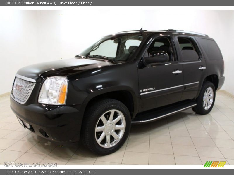 Onyx Black / Ebony 2008 GMC Yukon Denali AWD