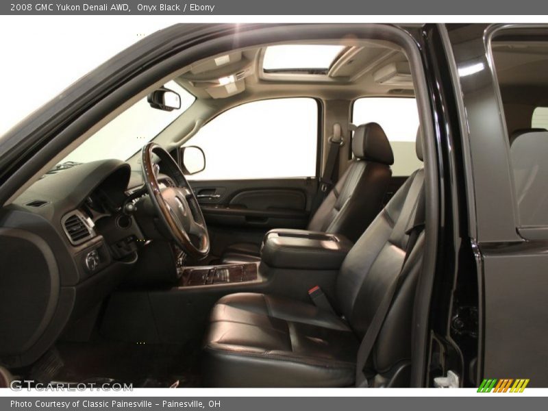 Onyx Black / Ebony 2008 GMC Yukon Denali AWD