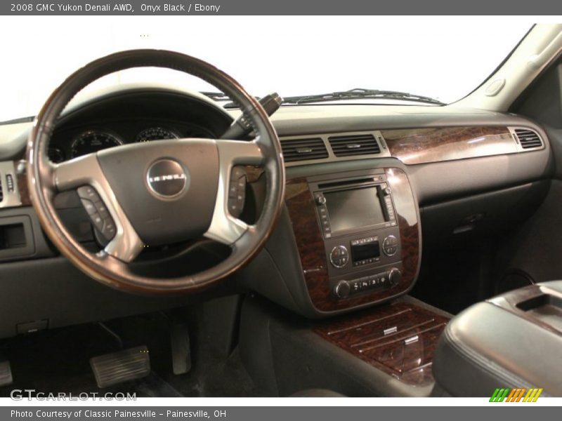 Onyx Black / Ebony 2008 GMC Yukon Denali AWD