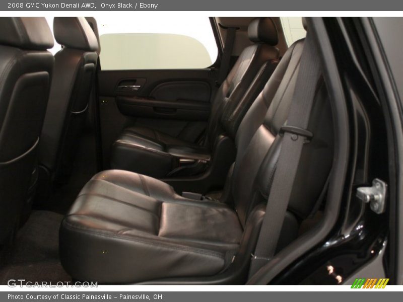 Onyx Black / Ebony 2008 GMC Yukon Denali AWD