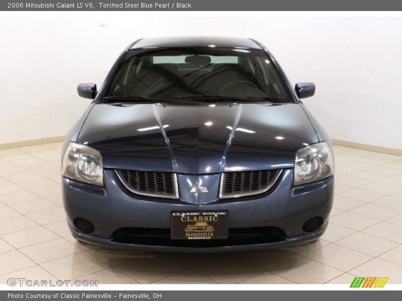 Torched Steel Blue Pearl / Black 2006 Mitsubishi Galant LS V6