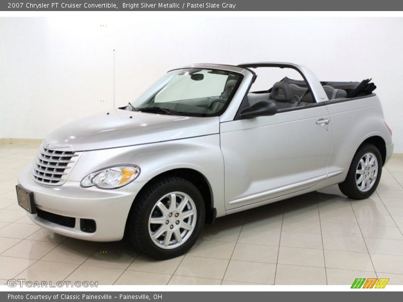 Bright Silver Metallic / Pastel Slate Gray 2007 Chrysler PT Cruiser Convertible