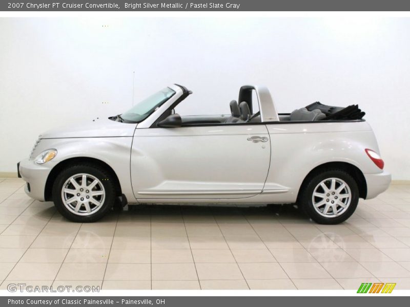Bright Silver Metallic / Pastel Slate Gray 2007 Chrysler PT Cruiser Convertible