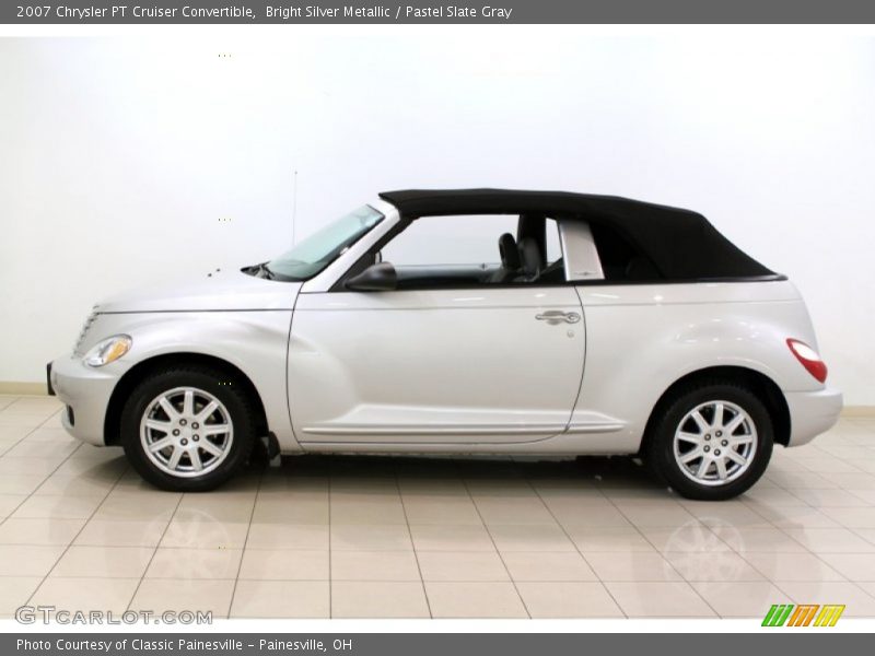 Bright Silver Metallic / Pastel Slate Gray 2007 Chrysler PT Cruiser Convertible