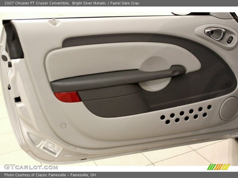 Bright Silver Metallic / Pastel Slate Gray 2007 Chrysler PT Cruiser Convertible