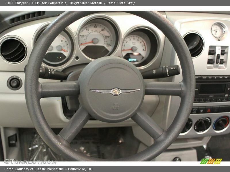 Bright Silver Metallic / Pastel Slate Gray 2007 Chrysler PT Cruiser Convertible