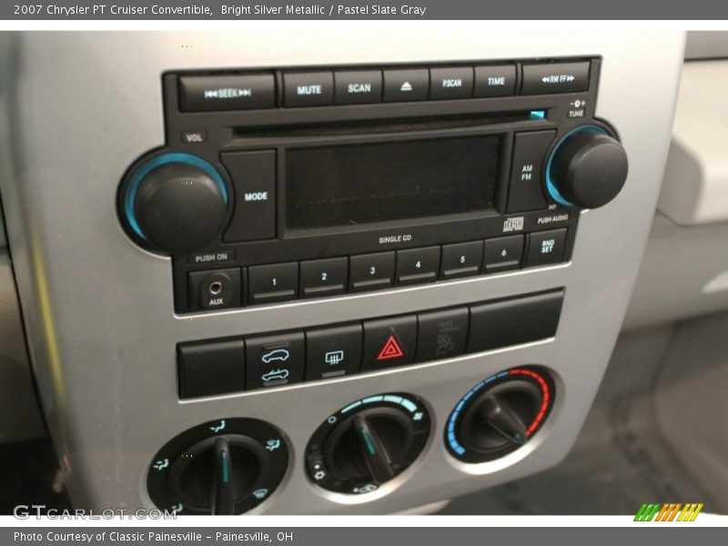 Bright Silver Metallic / Pastel Slate Gray 2007 Chrysler PT Cruiser Convertible