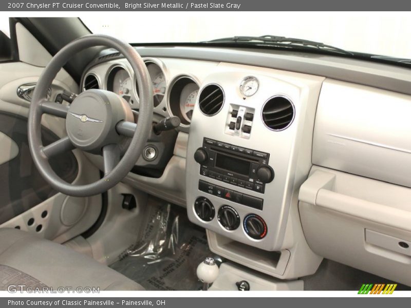 Bright Silver Metallic / Pastel Slate Gray 2007 Chrysler PT Cruiser Convertible