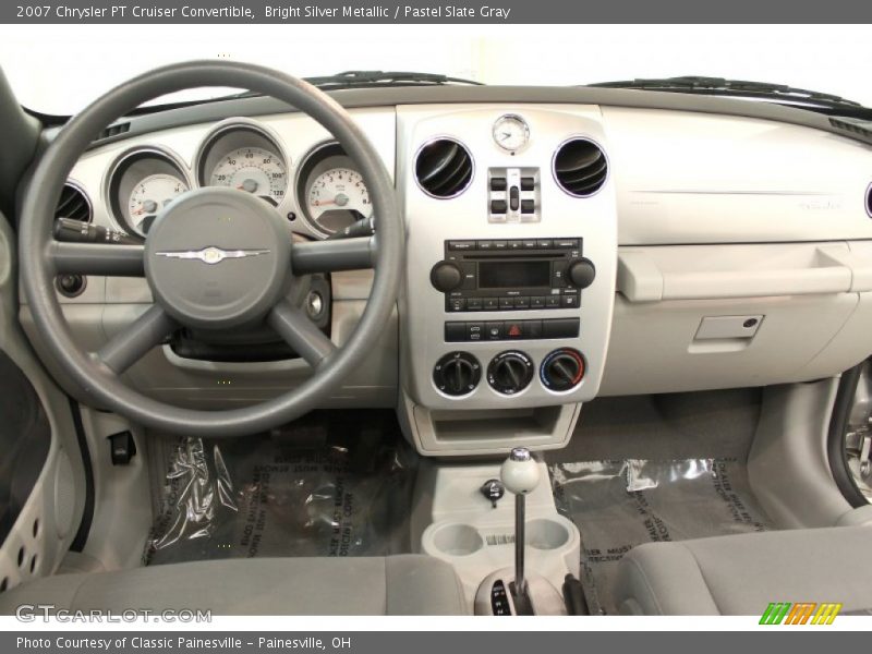 Bright Silver Metallic / Pastel Slate Gray 2007 Chrysler PT Cruiser Convertible