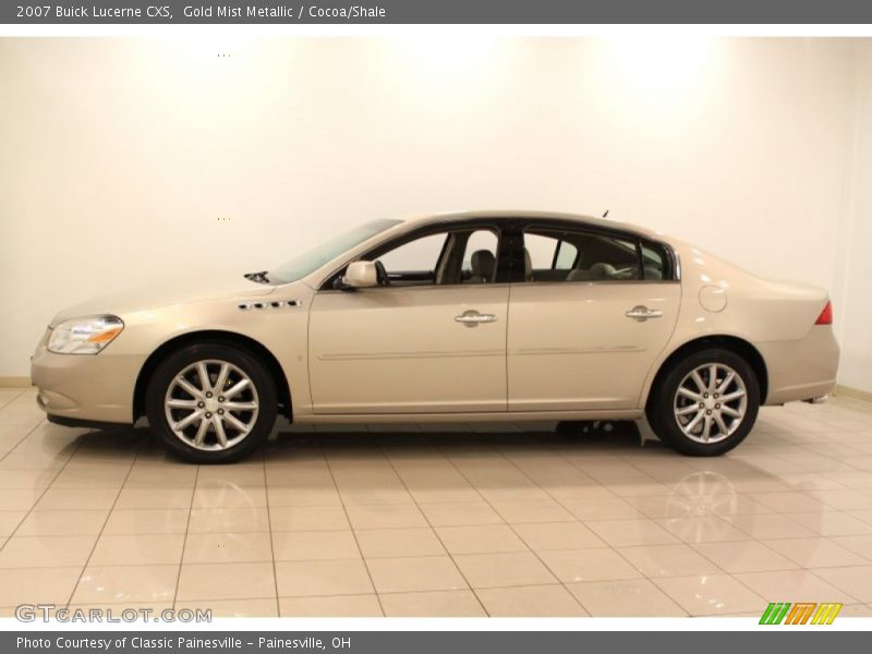Gold Mist Metallic / Cocoa/Shale 2007 Buick Lucerne CXS
