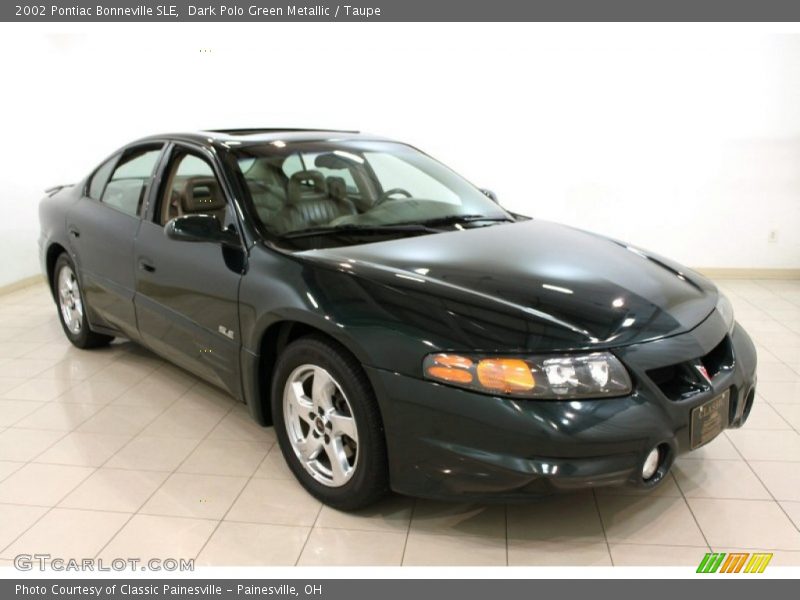 Dark Polo Green Metallic / Taupe 2002 Pontiac Bonneville SLE