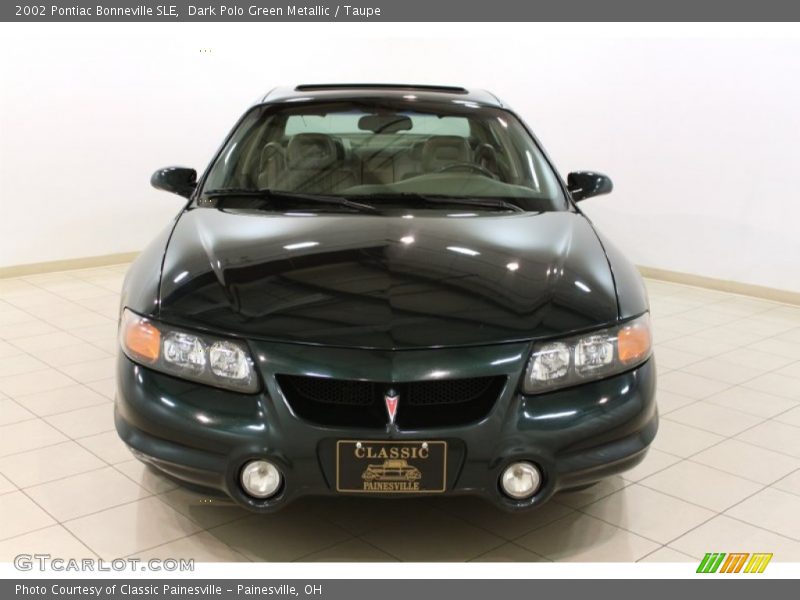 Dark Polo Green Metallic / Taupe 2002 Pontiac Bonneville SLE