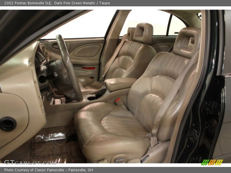 Dark Polo Green Metallic / Taupe 2002 Pontiac Bonneville SLE