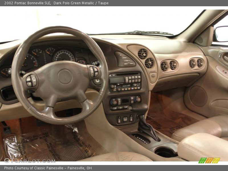Dark Polo Green Metallic / Taupe 2002 Pontiac Bonneville SLE