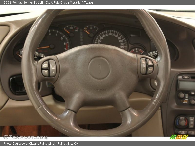Dark Polo Green Metallic / Taupe 2002 Pontiac Bonneville SLE