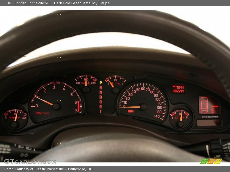 Dark Polo Green Metallic / Taupe 2002 Pontiac Bonneville SLE