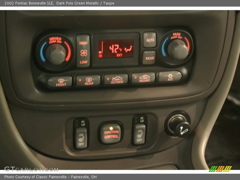 Dark Polo Green Metallic / Taupe 2002 Pontiac Bonneville SLE