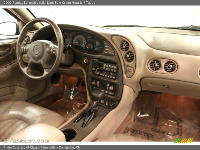Dark Polo Green Metallic / Taupe 2002 Pontiac Bonneville SLE
