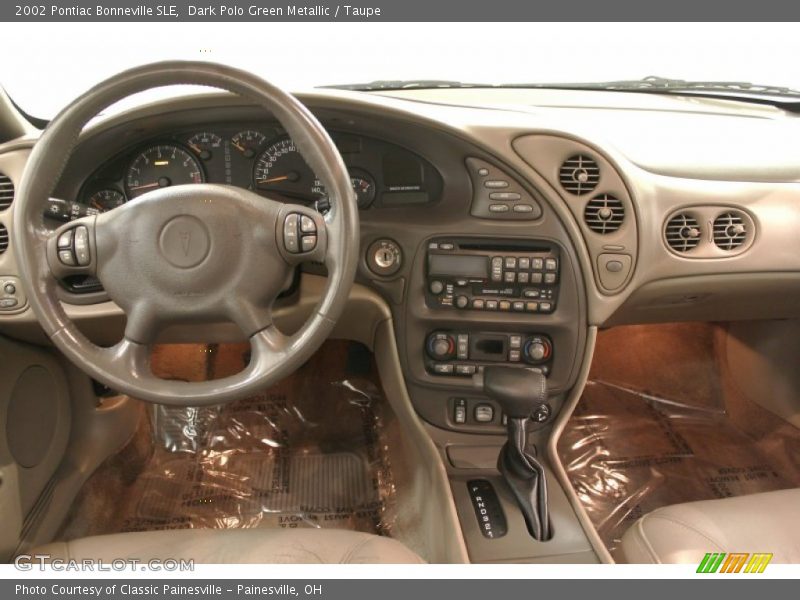 Dark Polo Green Metallic / Taupe 2002 Pontiac Bonneville SLE