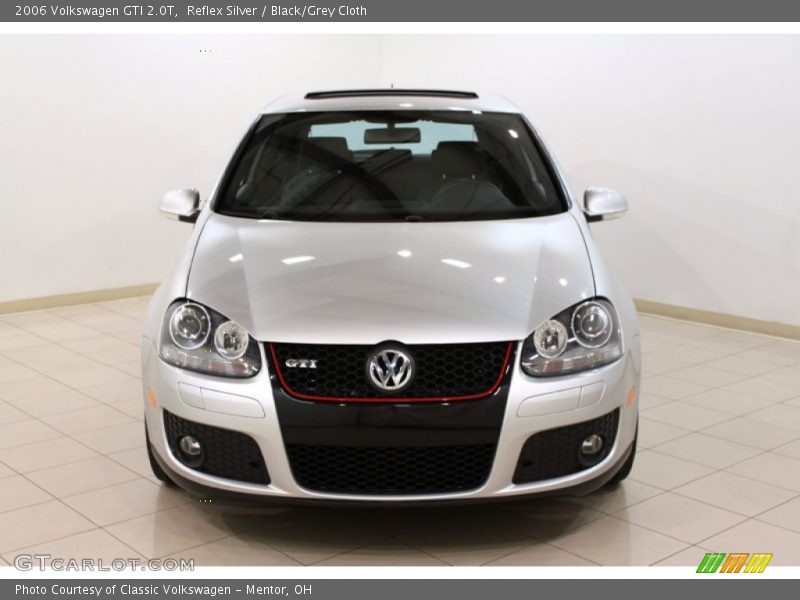 Reflex Silver / Black/Grey Cloth 2006 Volkswagen GTI 2.0T