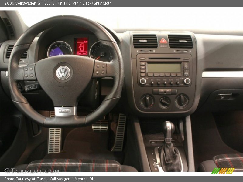 Reflex Silver / Black/Grey Cloth 2006 Volkswagen GTI 2.0T