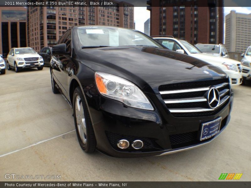 Black / Black 2011 Mercedes-Benz R 350 BlueTEC 4Matic