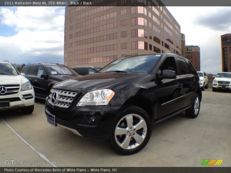 Black / Black 2011 Mercedes-Benz ML 350 4Matic