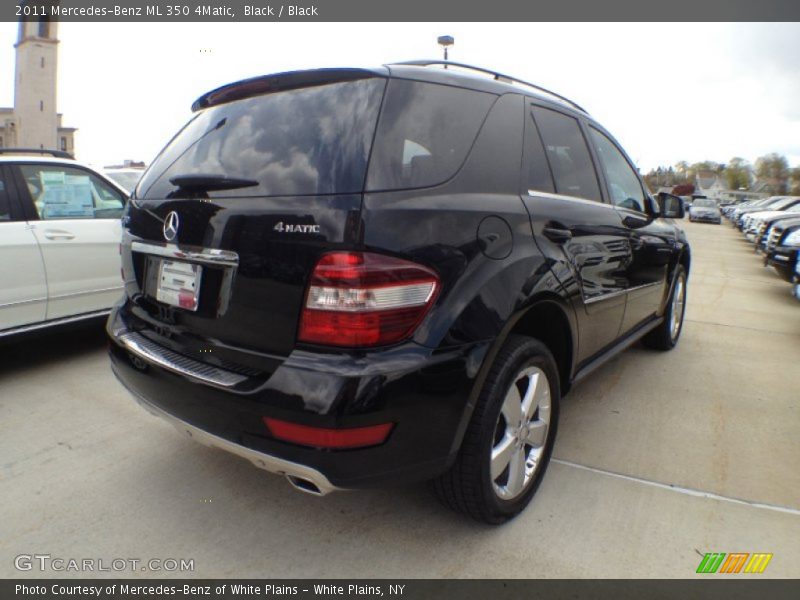 Black / Black 2011 Mercedes-Benz ML 350 4Matic