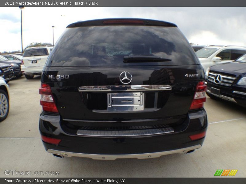 Black / Black 2011 Mercedes-Benz ML 350 4Matic