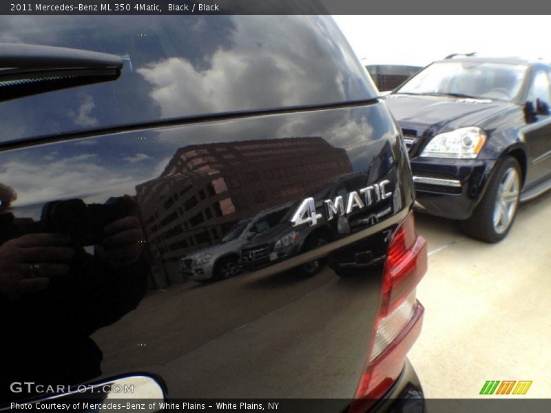 Black / Black 2011 Mercedes-Benz ML 350 4Matic
